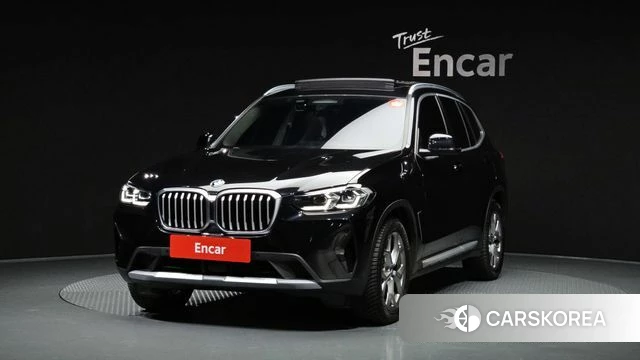 BMW X3 (G01) 2022 Черный из Кореи