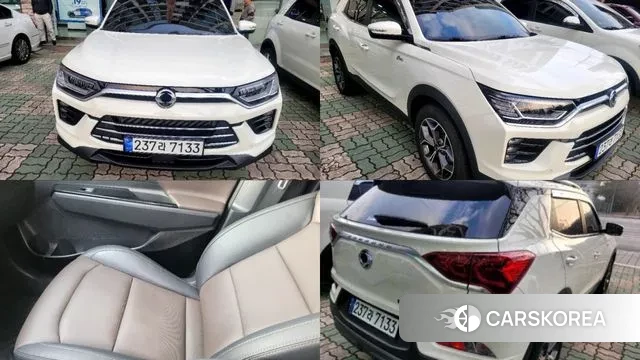 Ssangyong Beautiful Korando 2023 Белый из Кореи