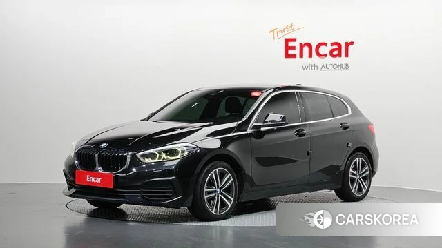 BMW 1 Series (F40) 2021 Черный из Кореи