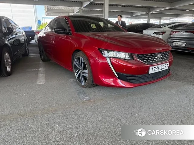 Peugeot 508 second Generation 2019 Красный из Кореи