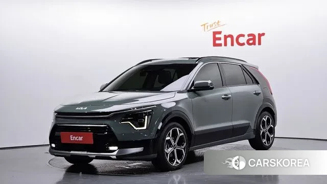 Kia Di Ol Nu Niro 2022 Зеленый из Кореи