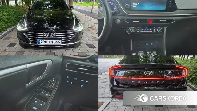 Hyundai Sonata Hybrid (DN8) 2021 Черный из Кореи