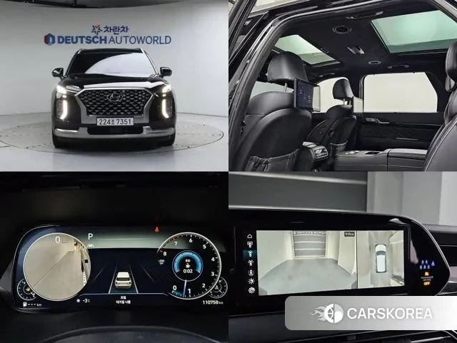 Hyundai Palisade 2022 Черный из Кореи