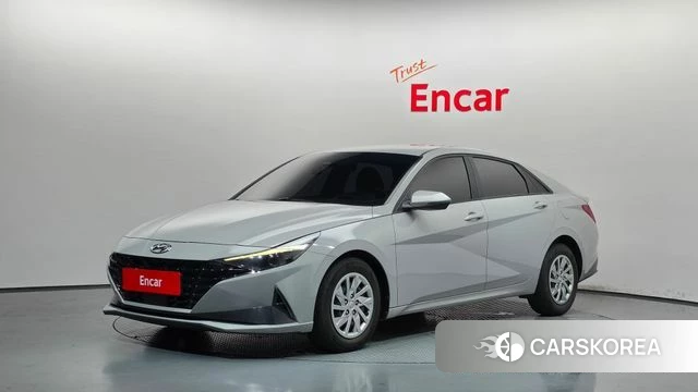 Hyundai Avante (CN7) 2021 Серебристо-серый из Кореи