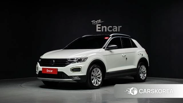 Volkswagen T-Roc 2021 Белый из Кореи