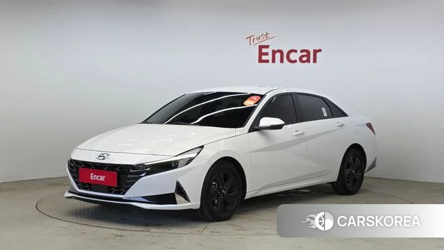 Hyundai Avante (CN7) 2022 Белый из Кореи