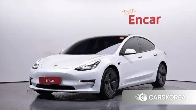 Tesla Model 3 2021 Белый из Кореи