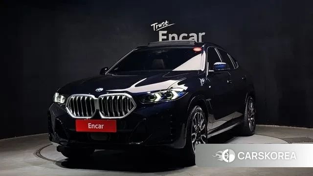 BMW X6 (G06) 2024 Черный из Кореи