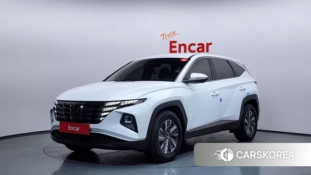 Hyundai Tucson Hybrid (NX4) 2021 Белый из Кореи