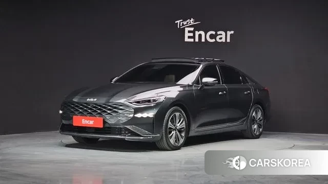 Kia K8 Hybrid 2021 Серый из Кореи