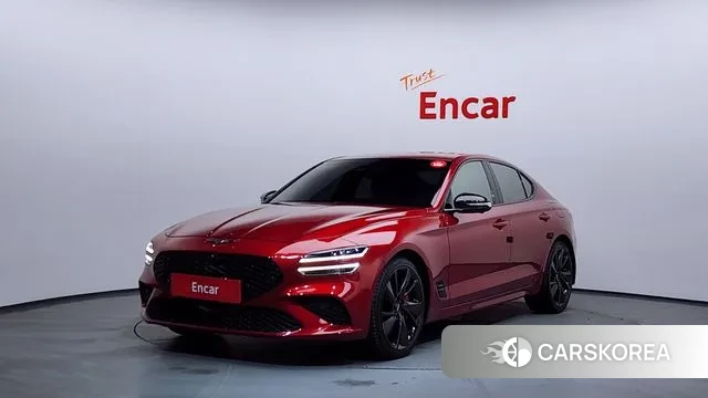 Genesis The New G70 2023 Красный из Кореи