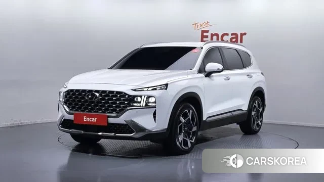 Hyundai The New Santa Fe 2022 Белый из Кореи