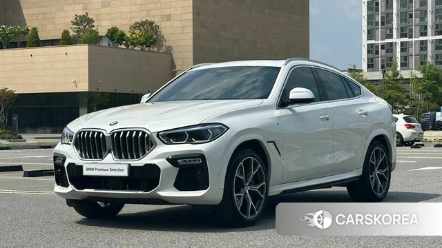 BMW X6 (G06) 2021 Белый из Кореи