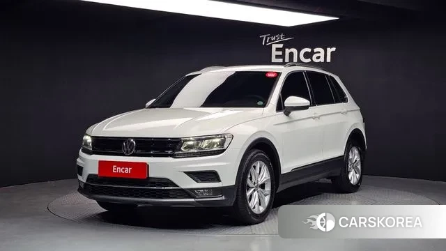 Volkswagen Tiguan second Generation 2020 Белый из Кореи