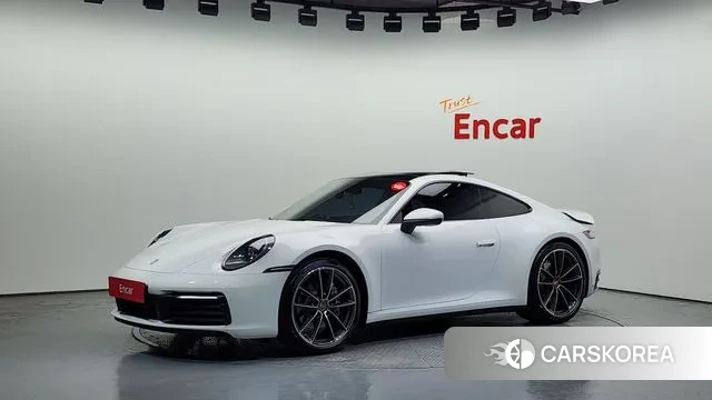 Porsche 911(992) 2020 Белый из Кореи