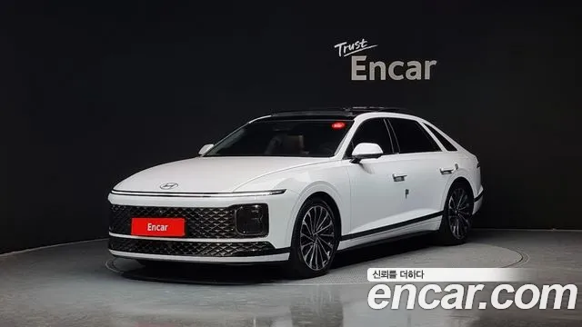 Hyundai Grandeur Hybrid (GN7) 2023 Белый из Кореи