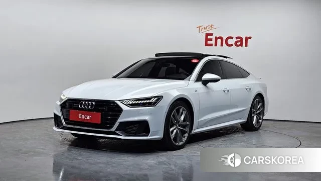 Audi A7 (4K) 2020 Белый из Кореи
