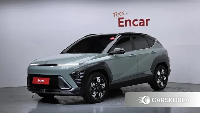 Hyundai Kona Hybrid (SX2) 2024 Светло-зеленый из Кореи