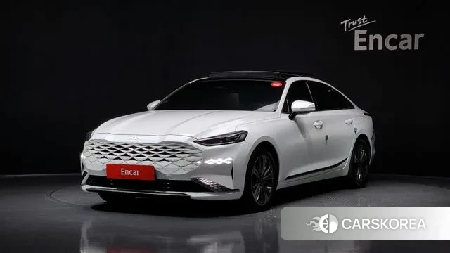 Kia K8 Hybrid 2023 Белый из Кореи