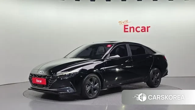 Hyundai Avante (CN7) 2021 Черный из Кореи