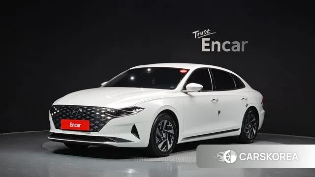 Hyundai The New Grandeur IG Hybrid 2021 Белый из Кореи