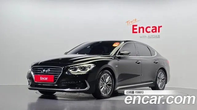 Hyundai Grandeur IG Hybrid 2019 Черный из Кореи