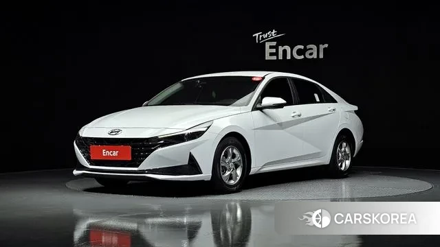 Hyundai Avante (CN7) 2021 Белый из Кореи