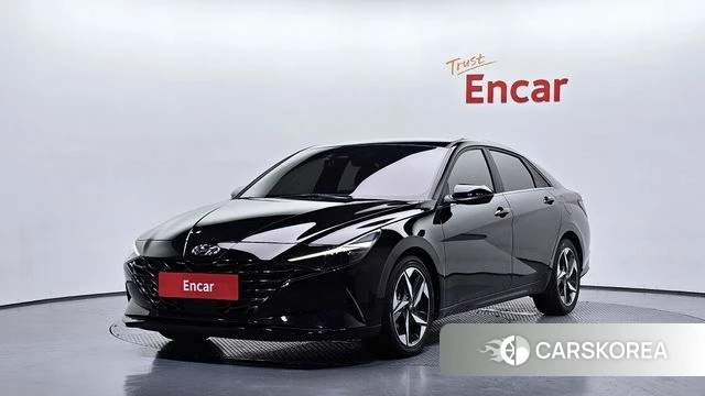 Hyundai Avante (CN7) 2023 Черный из Кореи