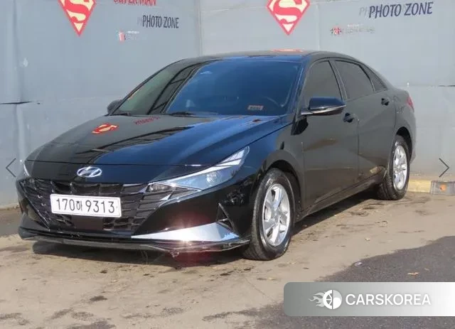 Hyundai Avante (CN7) 2021 Черный из Кореи