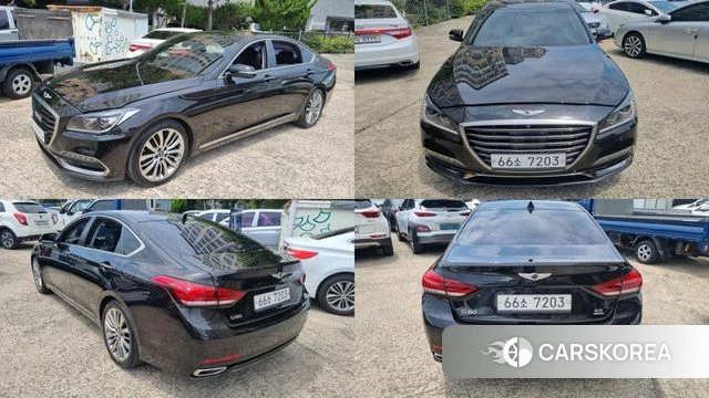 Genesis G80 2018 Черный из Кореи