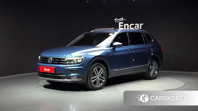 Volkswagen Tiguan Allspace 2020 Синий из Кореи
