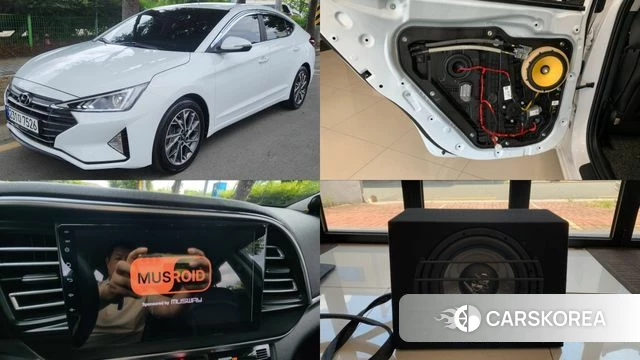 Hyundai The New Avante AD 2020 Белый из Кореи
