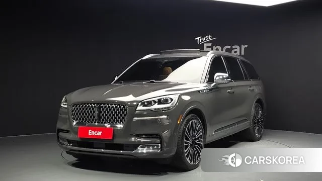 Lincoln Aviator 2nd generation 2021 Серый из Кореи