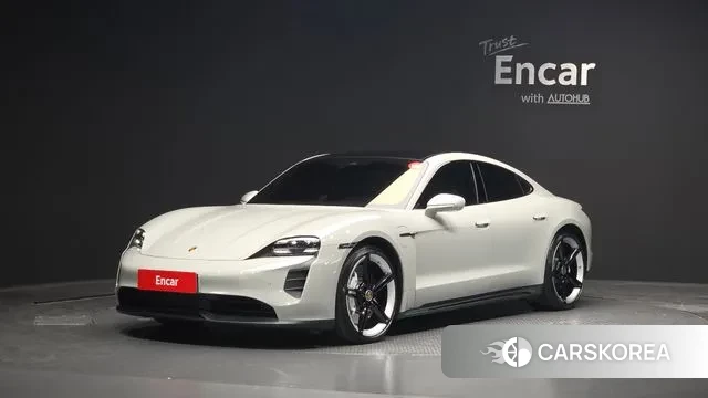 Porsche Taycan 2023 Серебристо-серый из Кореи