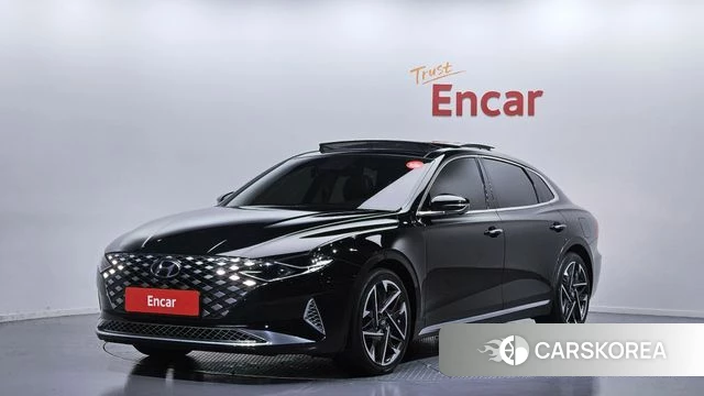 Hyundai The New Grandeur IG Hybrid 2020 Черный из Кореи