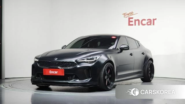 Kia Stinger 2018 Черный из Кореи