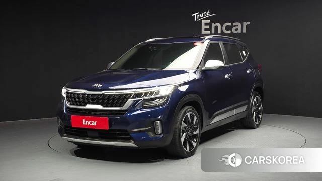 Kia Seltos 2021 Синий из Кореи