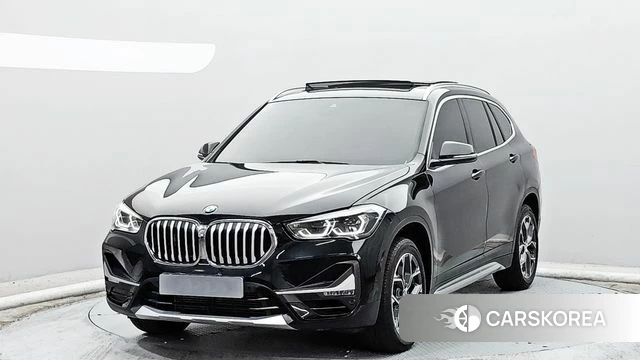 BMW X1 (F48) 2022 Черный из Кореи