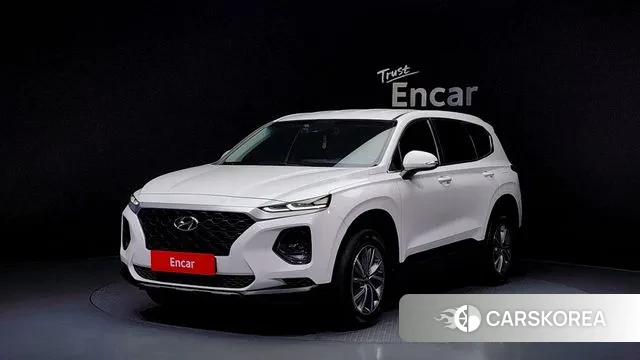 Hyundai Santa Fe TM 2019 Белый из Кореи