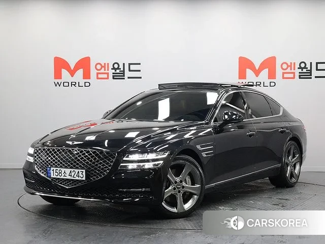 Genesis G80 (RG3) 2021 Черный из Кореи