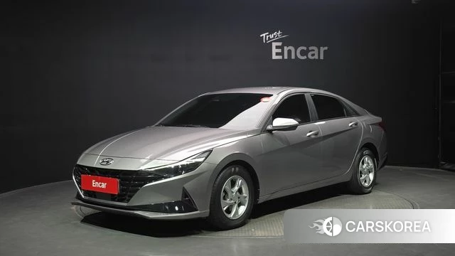 Hyundai Avante (CN7) 2021 Серебристо-серый из Кореи