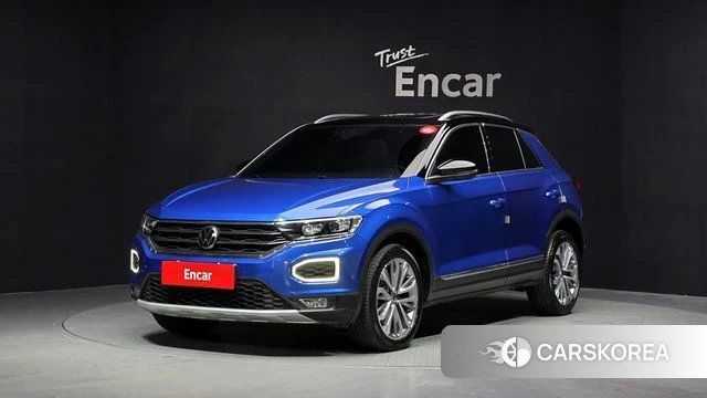 Volkswagen T-Roc 2022 Синий из Кореи