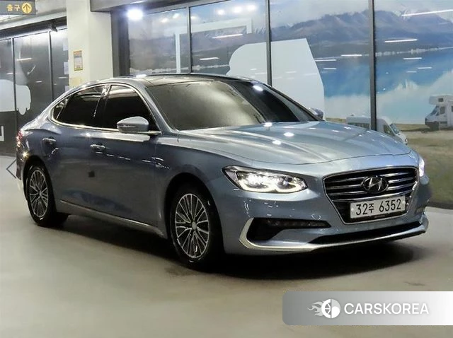 Hyundai Grandeur IG Hybrid 2018 Синий из Кореи