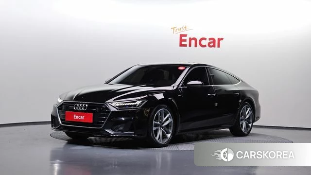 Audi A7 (4K) 2021 Черный из Кореи