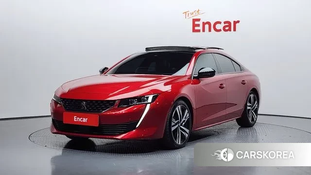 Peugeot 508 second Generation 2019 Красный из Кореи
