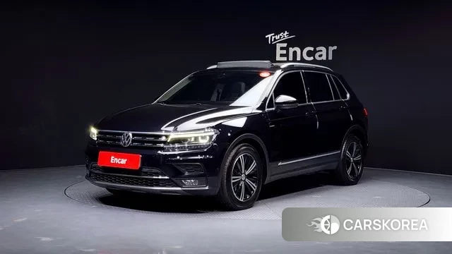 Volkswagen Tiguan second Generation 2018 Черный из Кореи