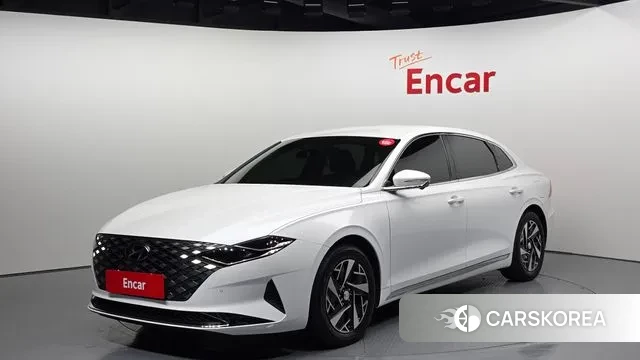 Hyundai The New Grandeur IG Hybrid 2021 Белый из Кореи