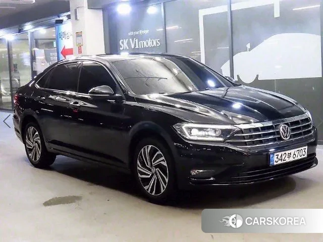Volkswagen 7th Generation of Jetta 2021 Черный из Кореи