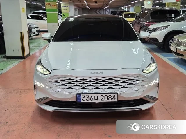Kia K8 Hybrid 2023 Белый из Кореи