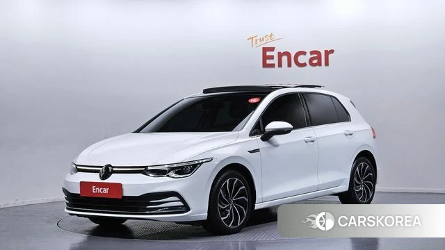 Volkswagen Golf 8th Generation 2022 Белый из Кореи